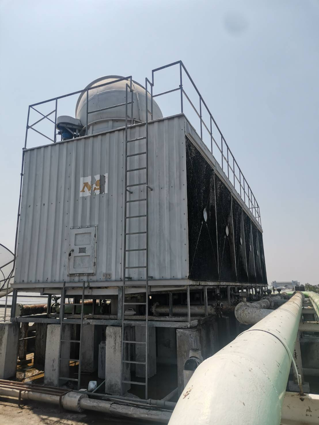 Cooling tower maintenance